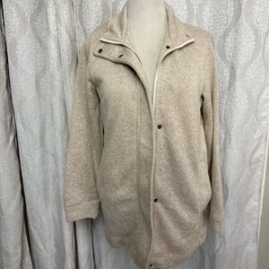 Lands' End Women's Tan Teddy Jacket